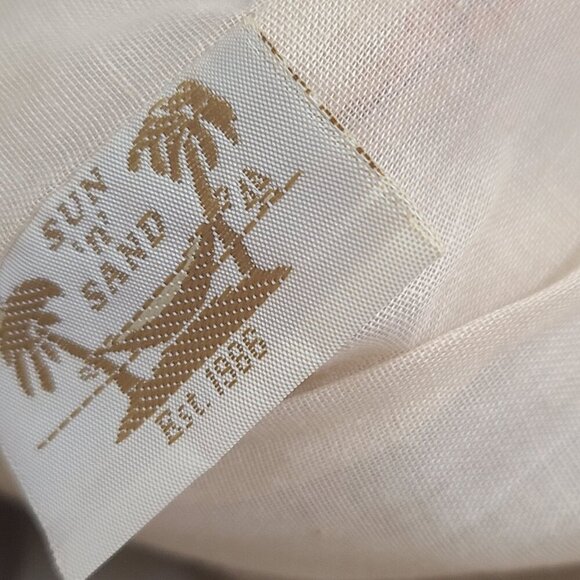 Sun N' Sand Women's Handbag Floral Cream  Pink One Size Woodhandel - Picture 10 of 10